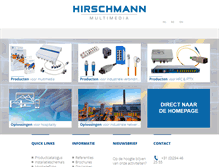 Tablet Screenshot of hirschmann-multimedia.nl